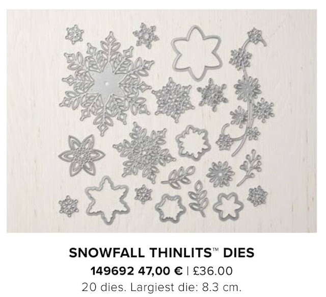 Snowfall Thinlits dies by Stampin' Up!
