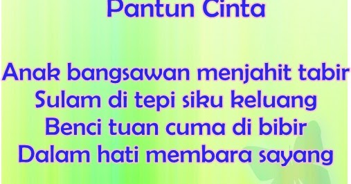 Contoh Pantun Cinta :: Kasih Sayang