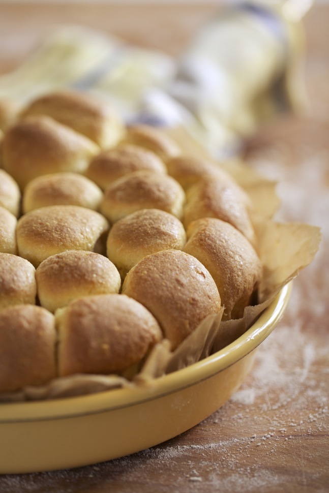 Dukatenbuchteln mit Safran-Vanillesauce oder wenn Gott wuchteln geht ...