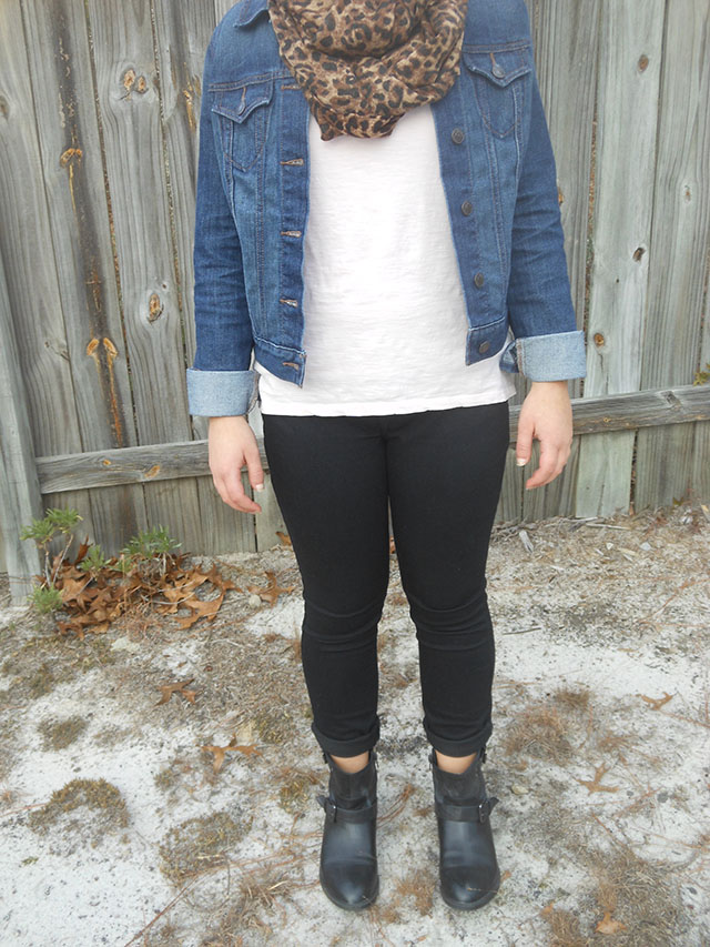 black pointed toe booties outfit