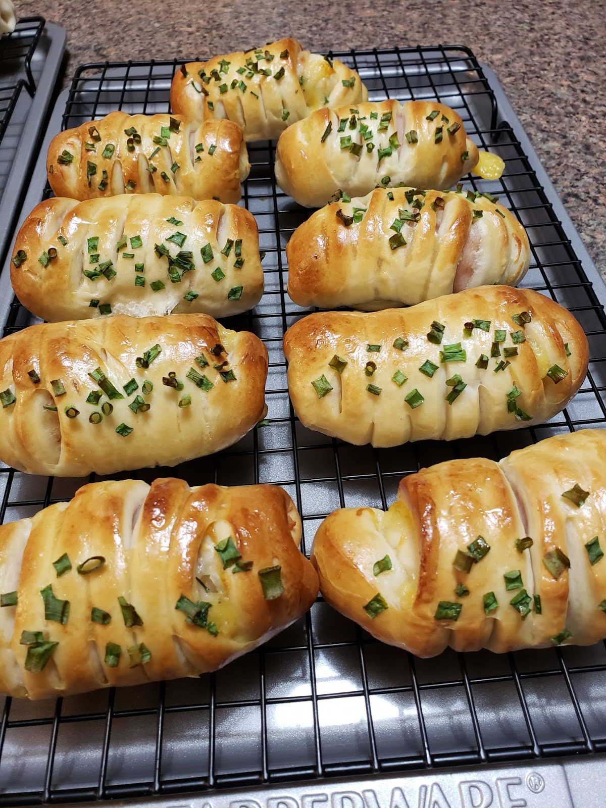 Kristy's Corner Ham and Cheese Buns