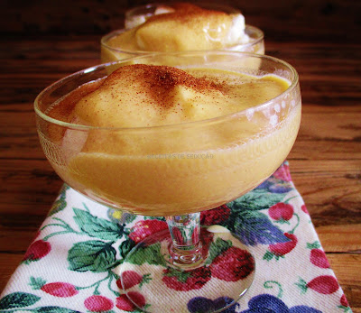 Farófias com Creme de Soja e Baunilha creme de soja