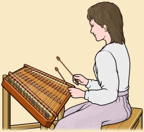 ハンマー・ダルシマー hammered dulcimer