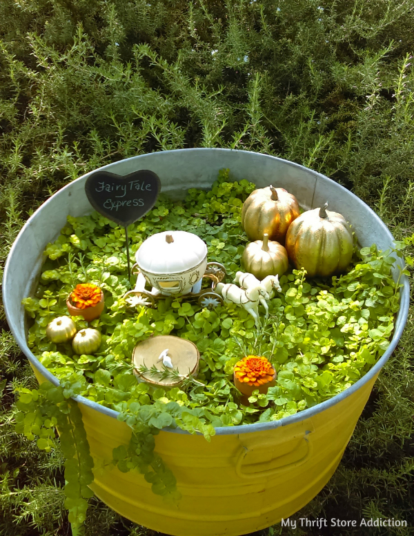 Fairy tale express miniature garden 