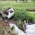 REGIÃO / BA-130: Caminhão bitrem tomba na Curva do Sebo, no município de Mairi