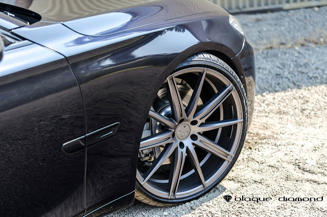 2015 BMW 750i fitted with 22 inch BD9’s in Graphite - Blaque Diamond Wheels