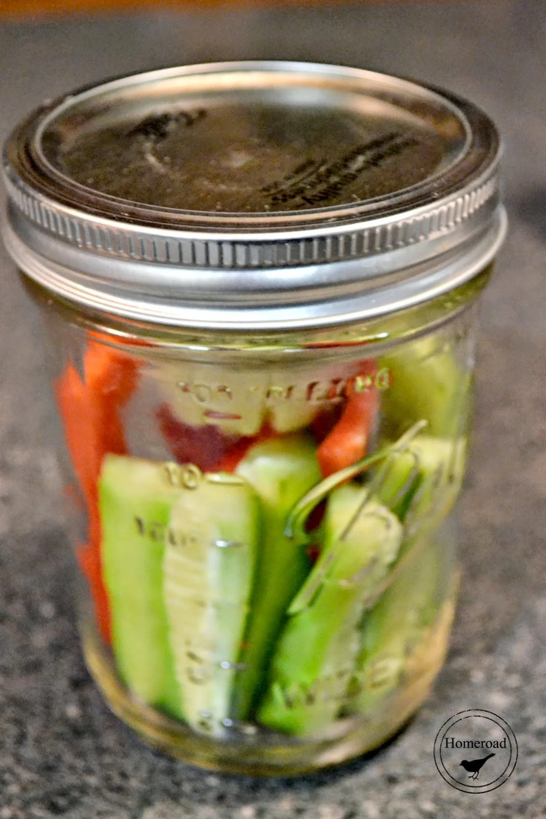 DIY Mason Jar Healthy Snack Kit www.homeroad.net