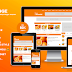 Masign Orange Premium Material Design Blogger Template