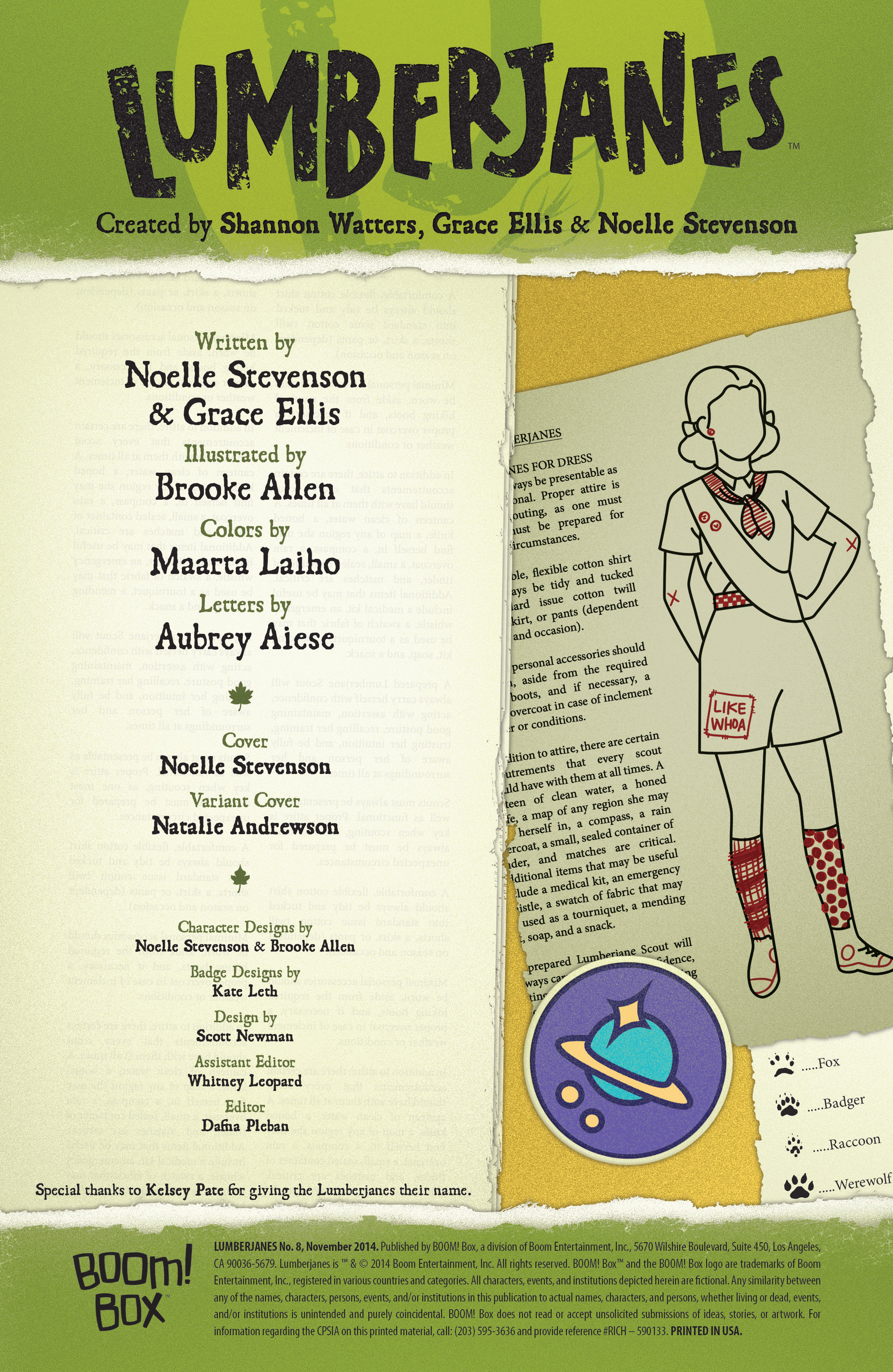 Read online Lumberjanes comic -  Issue #8 - 2