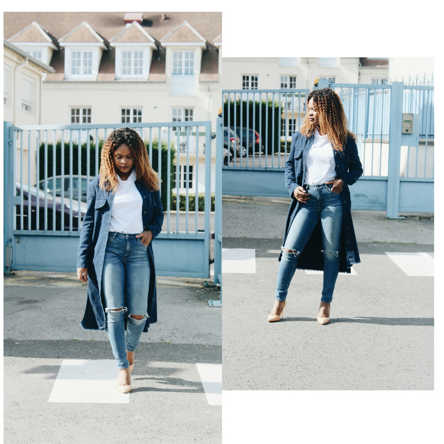 Wardrobeofglutonny Le trench en jean.