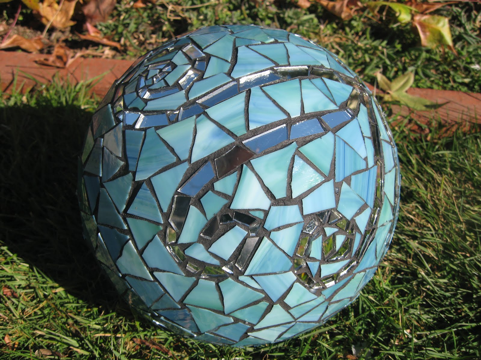 Kylie Hayes Mosaics New Large Garden Balls July 2012