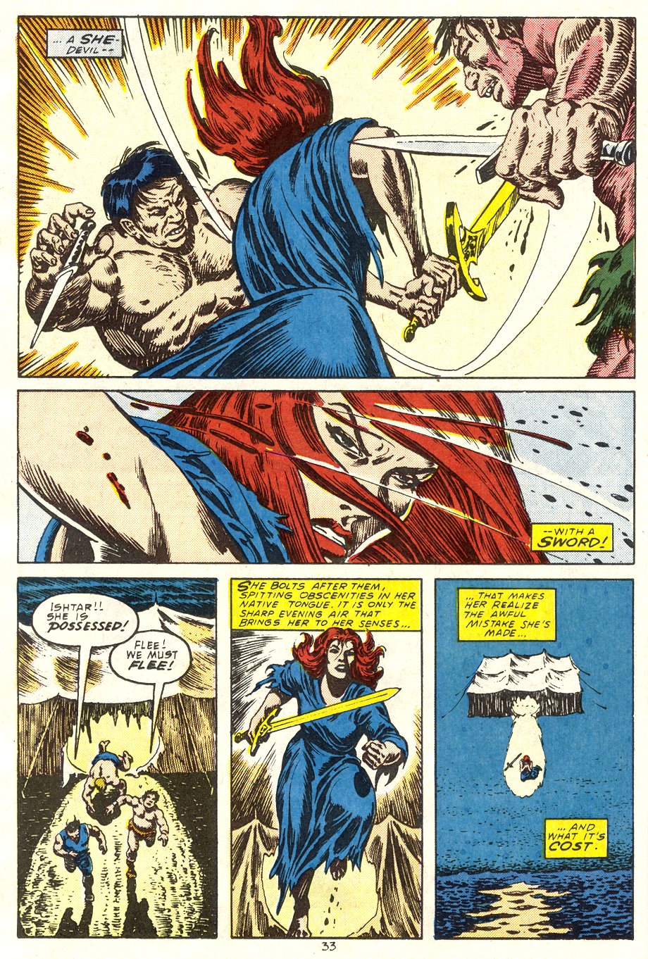 Read online Conan the Barbarian (1970) comic -  Issue # Annual 12 - 34