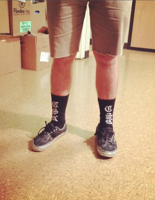 Collared Shirt Krew Krew Stocked Up On Socks