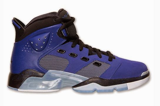 black and purple jordans retro