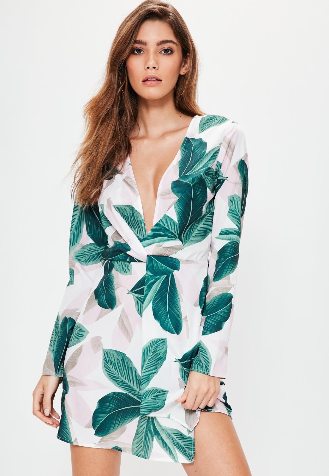 green ruffle dress zara