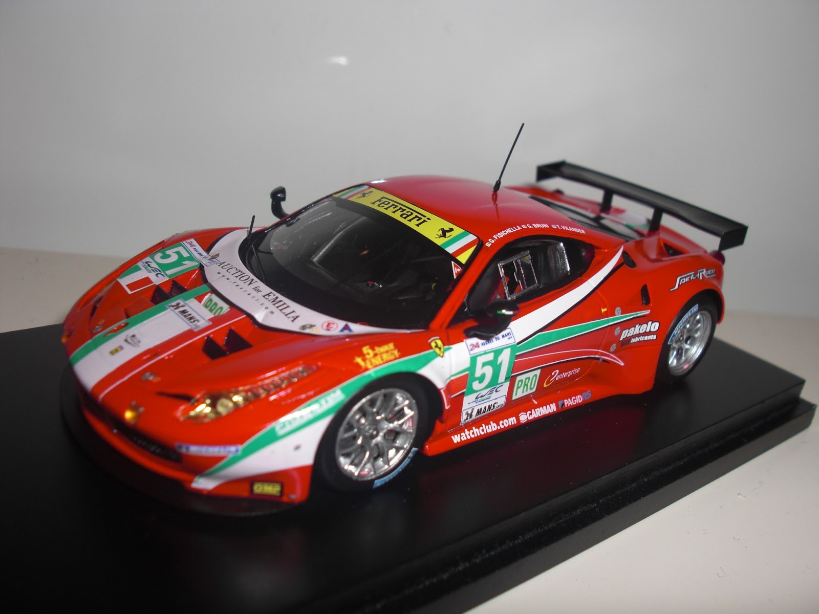 Fujimi 1/43 Ferrari 458 Italia GT2 2012 24 Ore Di Le Mans #57