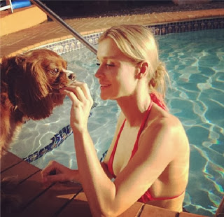 Joanna Krupa Red Bikini Miami