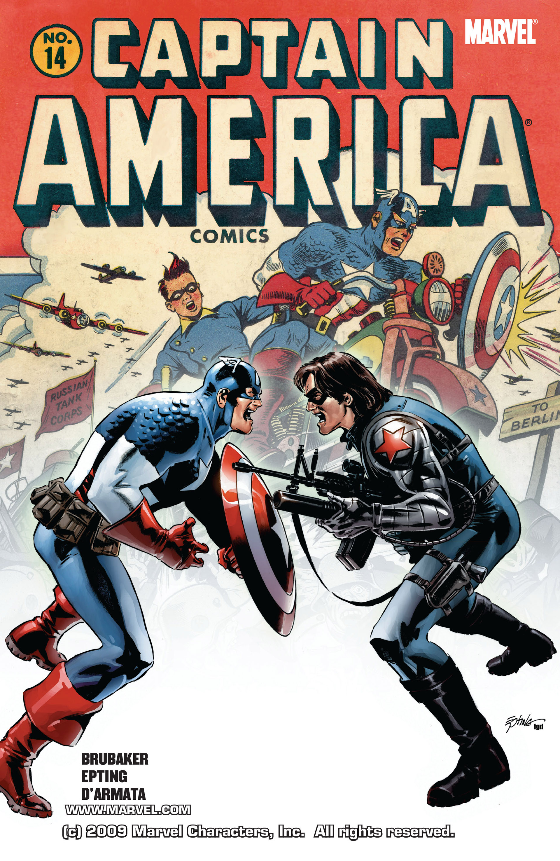 Read online Captain America (2005) comic -  Issue #14 - 1