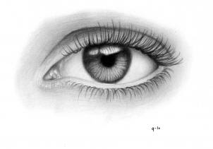 مدونة فنون الرسم: خطوات رسم العين والتظليل بطريقة سهلة