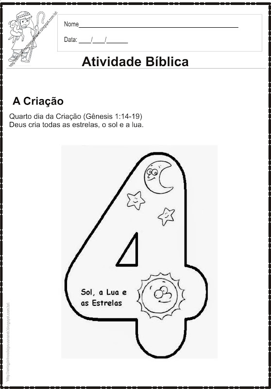 a criação 4º dia