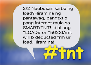 TNT Borrow load for Call, Text and even Internet 2017 Promo - Free Text