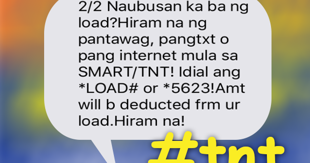 TNT Borrow load for Call, Text and even Internet 2017 Promo - Free Text