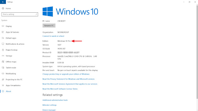 windows 10 home pro enterprise education, perbedaan windows 10, versi windows 10, cara mengetahui versi windows 10, harga windows 10, kelebihan windows 10
