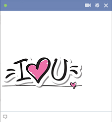 I Heart U - Icon for Facebook