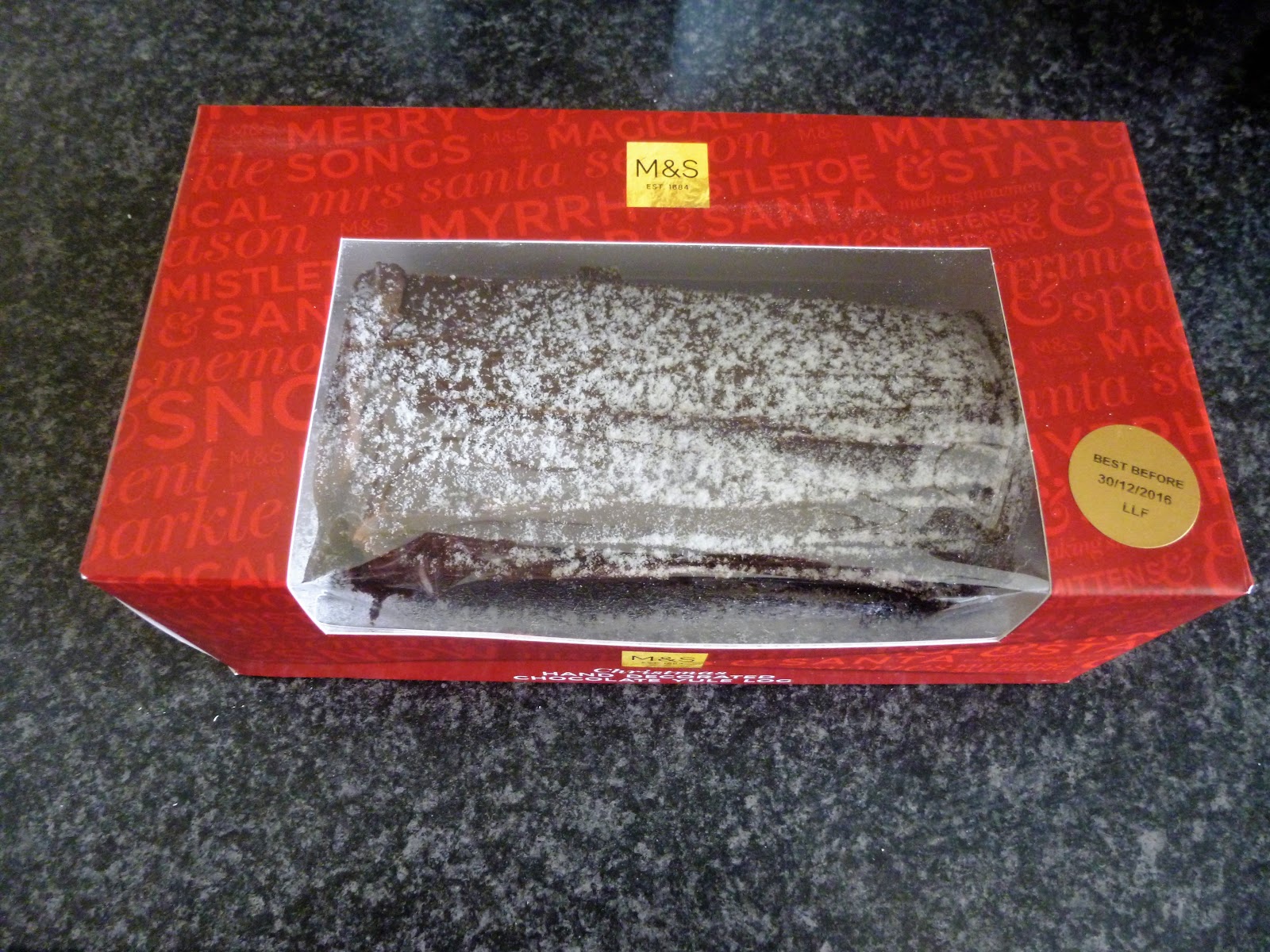Marks & Spencer Food Reviews M&S Yule Log