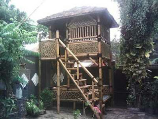 Saung rumah gazebo bambu  lantai 2 terbaru mojokerto  jawa timur