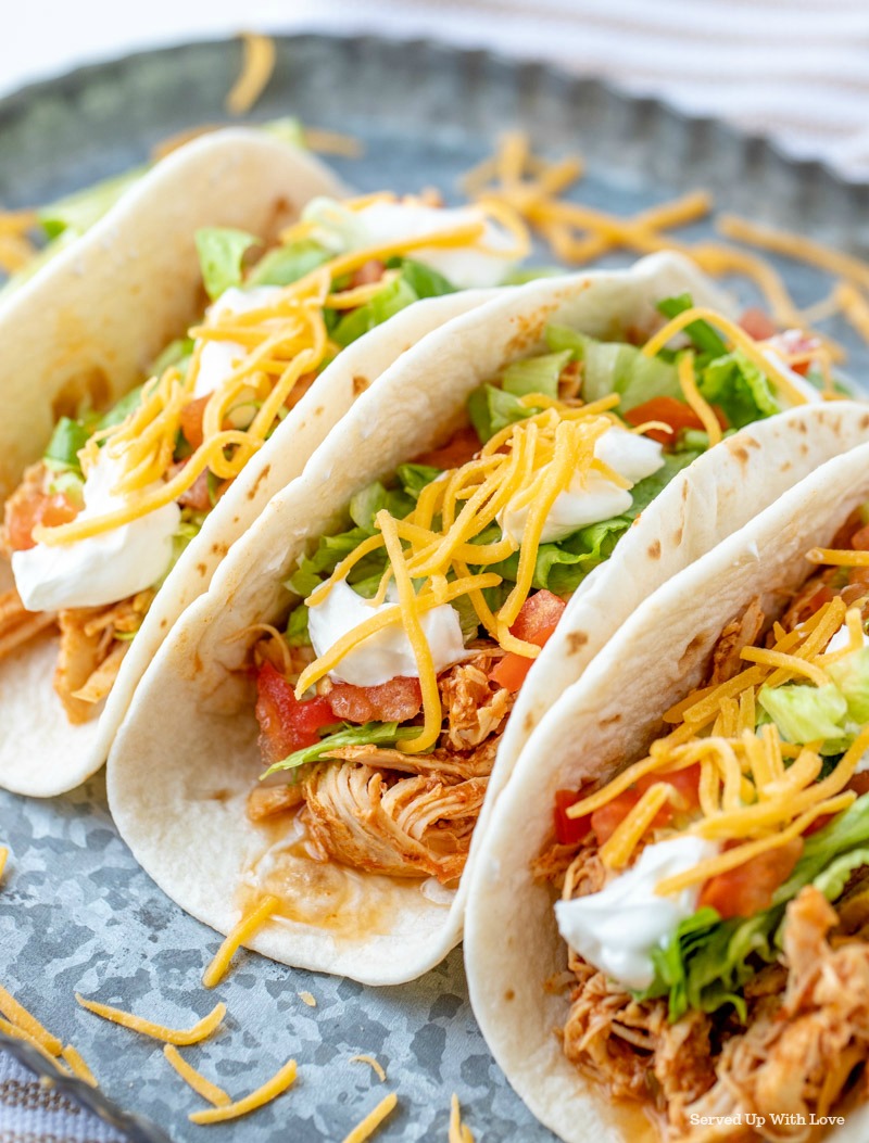 Served Up With Love: Crock Pot Chicken Tacos