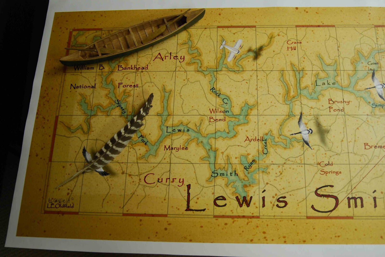 old-field-studio-lewis-smith-lake-decor-map