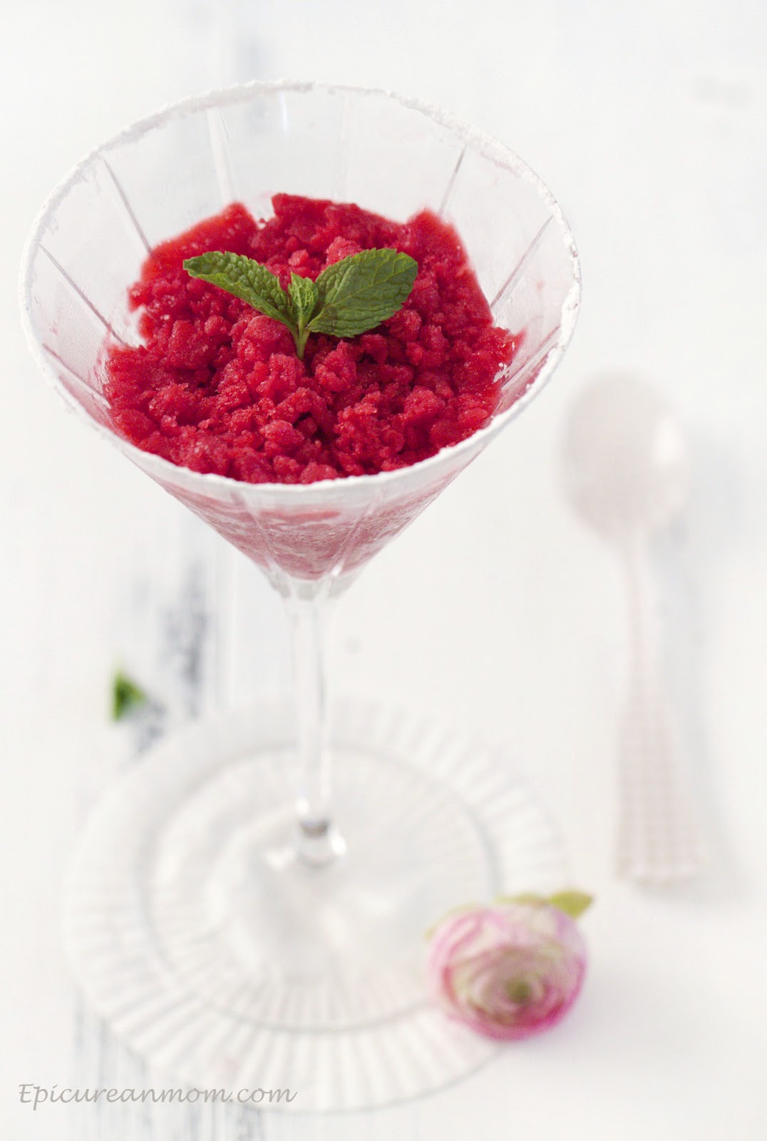 Epicurean Mom: Raspberry Granita