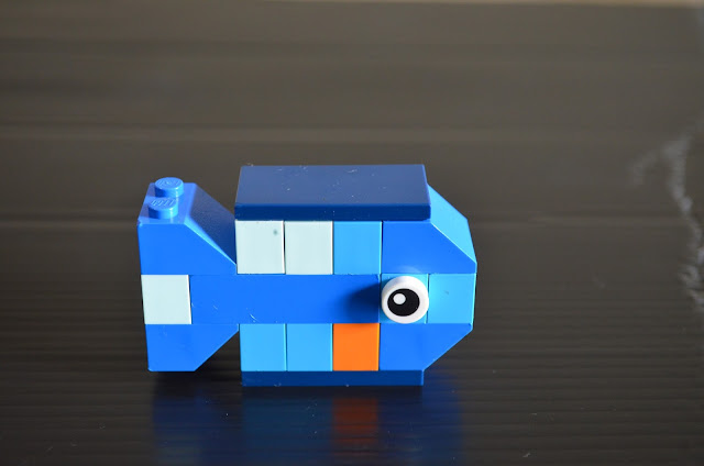DIY LEGO ANIMALS - FISH By Using Lego Bricks 10696【乐高教育】