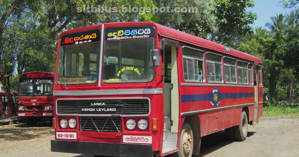 SLTB buses ශ්‍රී ලංගම බස් Lanka Ashok Leyland Viking bus from SLTB