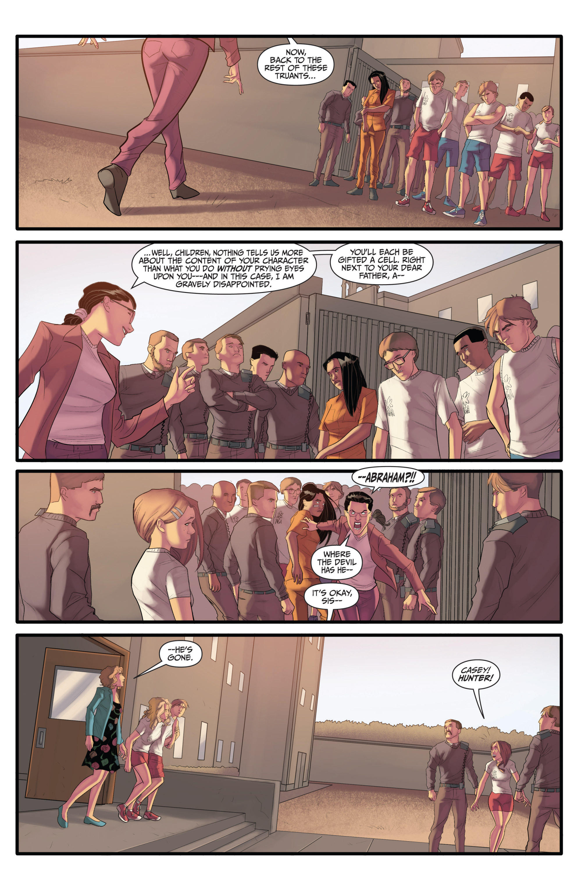 Read online Morning Glories comic -  Issue #29 - 14