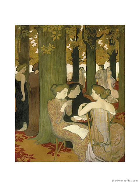 oil painting in La Musee d'Orsay, Dans le Parc (Les Muses) by Maurice Denis oil painting in La Musee d'Orsay, Dans le Parc (Les Muses) by Maurice Denis