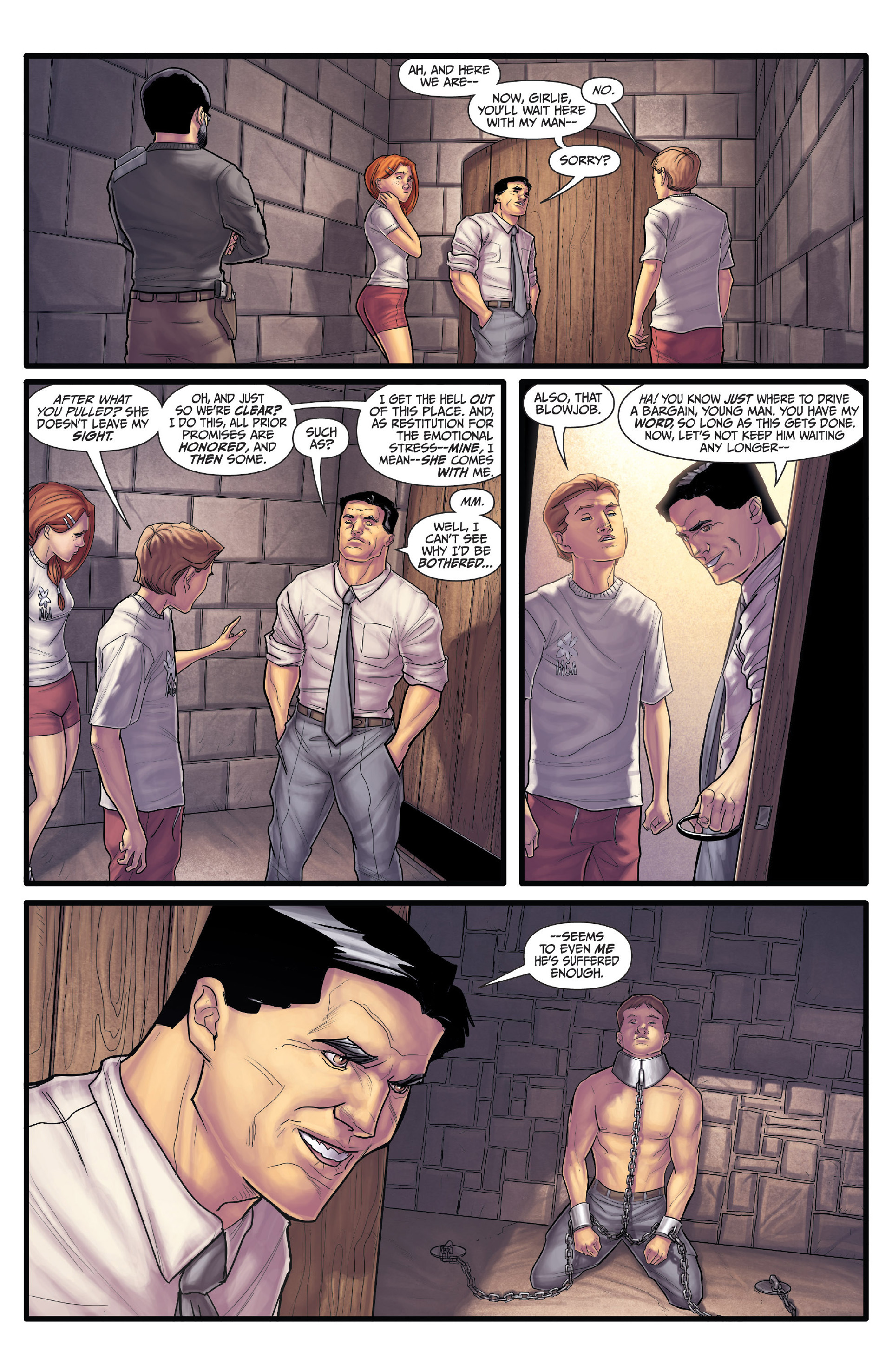 Read online Morning Glories comic -  Issue #24 - 33