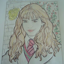 potter harry coloring hermione granger pages colouring sheets printables printable sheet colored stitch simple cross outlines visit prints line painting