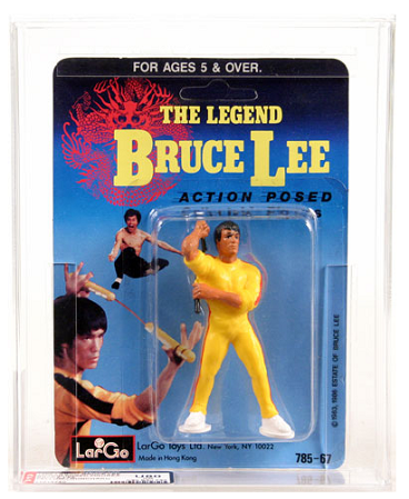 THE LEGEND BRUCE LEE - FIGURA DE ACCION - By LarGo  AFA GRADED 80NM