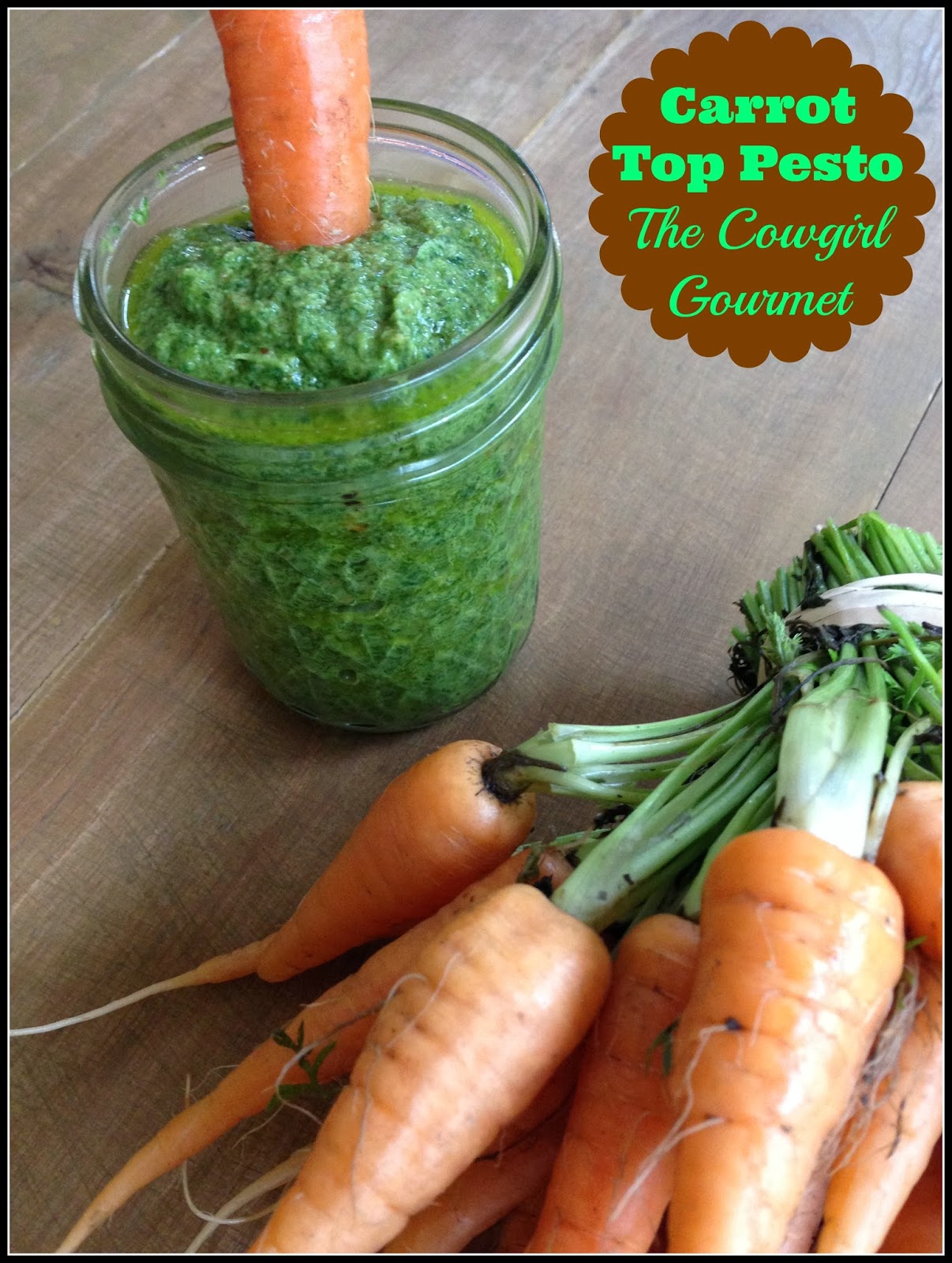 When Life Gives You Carrot Tops, Make Pesto
