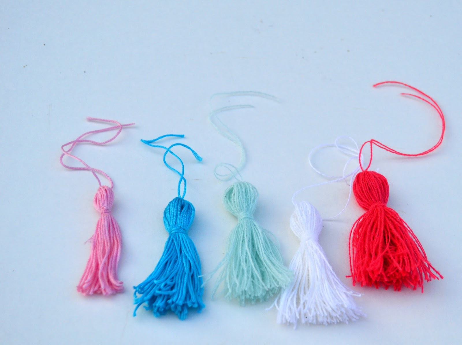 How to make embroidery floss tassels