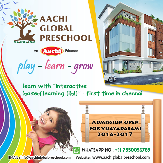 Aachi Preschool In Chennai Play School In Chennai Top 10 Play School