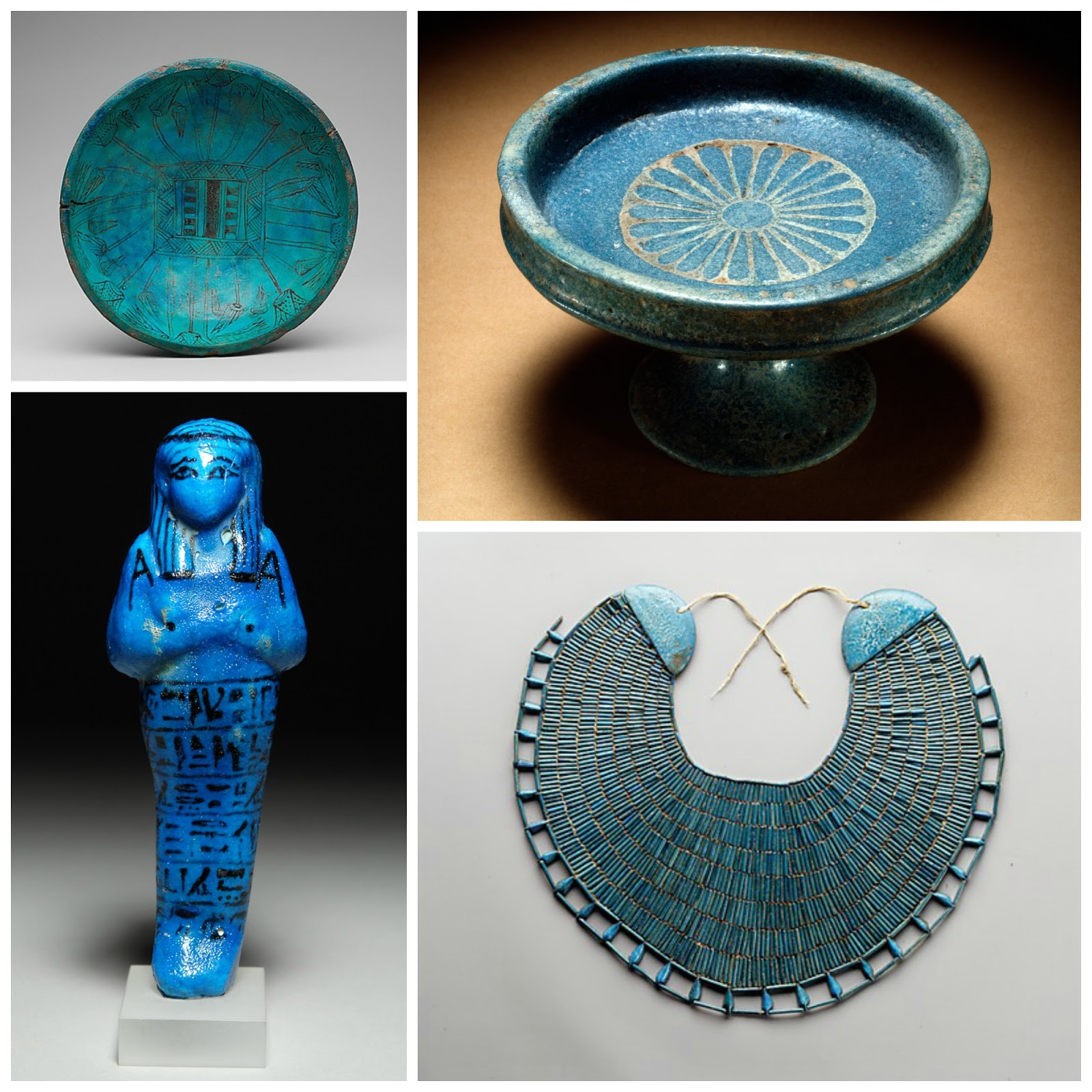 » Folklore Friday faience of Egyptian amulets