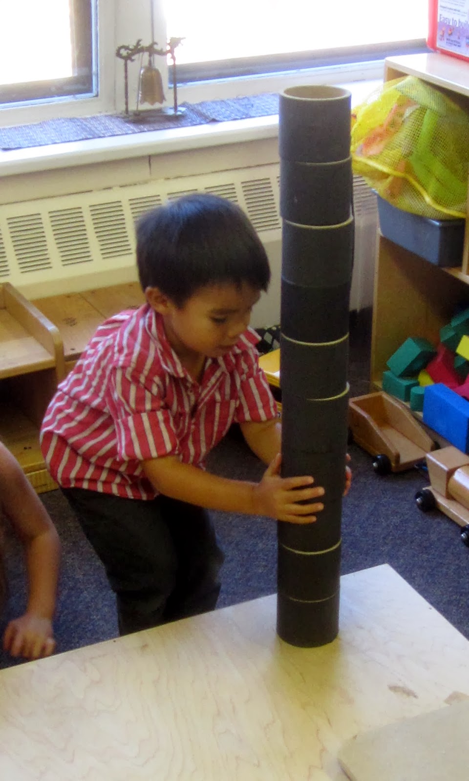 art and soul preschool: Our Block Area