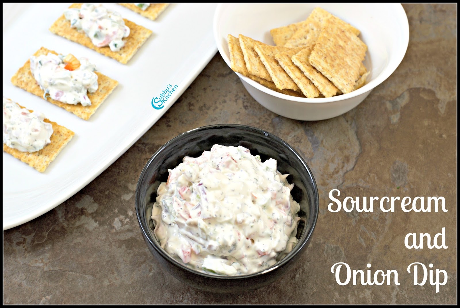 Sour Cream And Onion Dip Recipe Subbus Kitchen