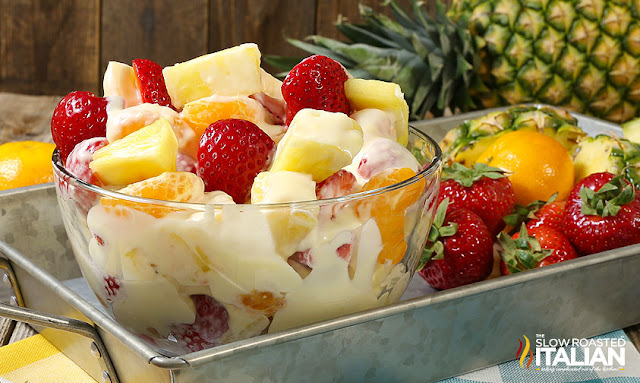 https://www.theslowroasteditalian.com/2017/06/pina-colada-cheesecake-salad.html