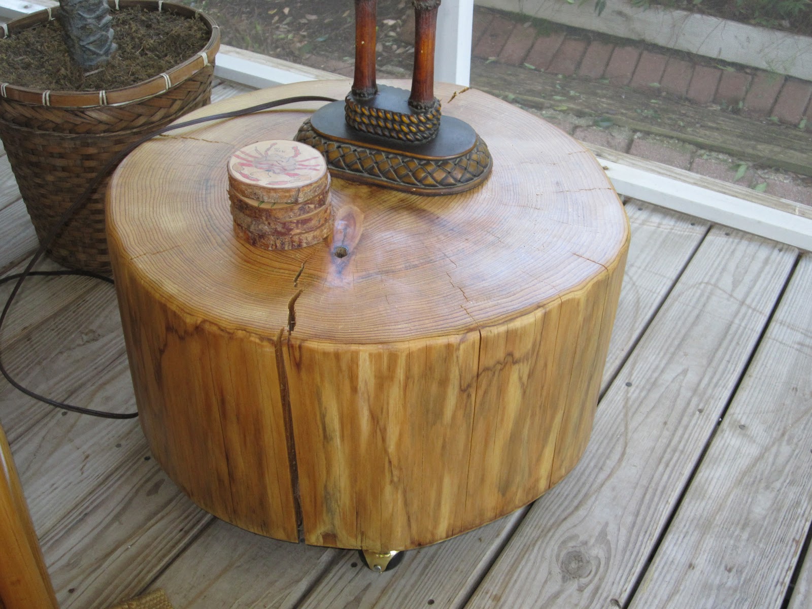 Natural Creations Reclaimed Wood Stump Tables/Stools
