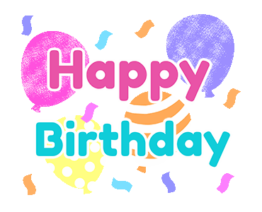Happy Birthday Greetings Gif Animated Line Creators' Stickers - Happy Birthday Greeting : Animated Example With Gif  Animation