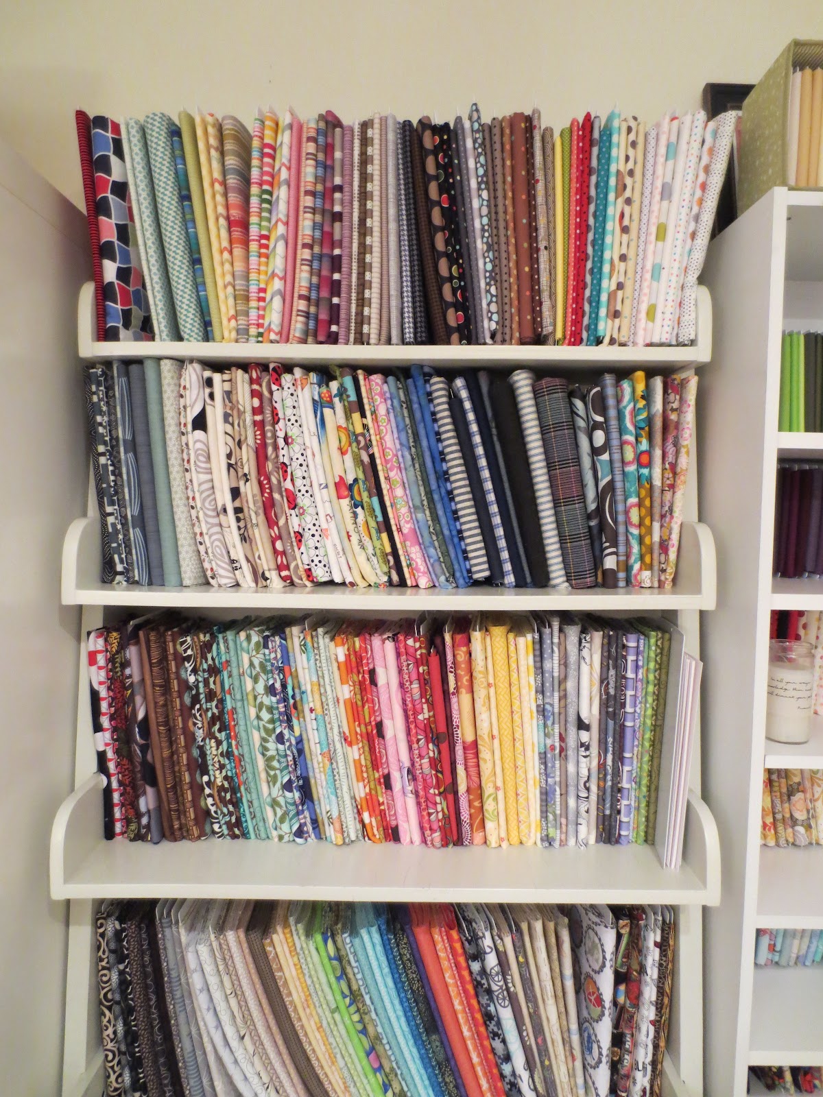 Deb's Days: How to Organize and Store Fabrics on Comic Book Boards